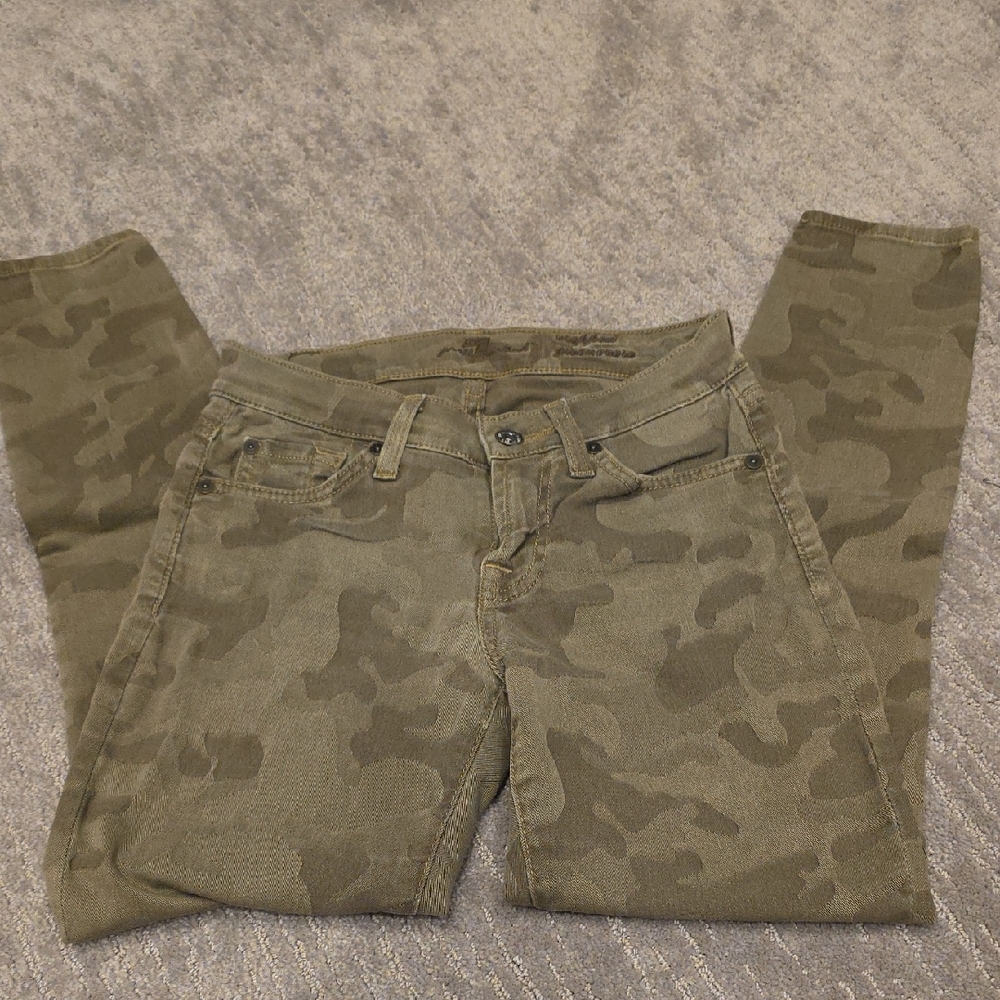 Seven7 Camo Print Women's Skinny Jeans